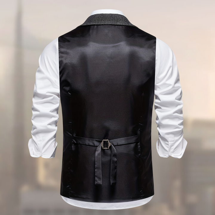 Lincoln™ - Heren Retro Visgraat Waistcoat