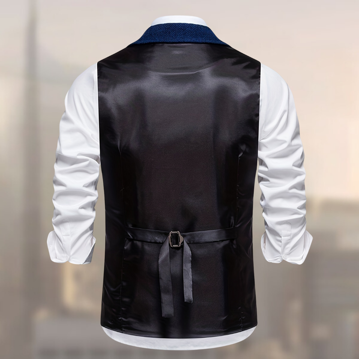 Lincoln™ - Heren Retro Visgraat Waistcoat