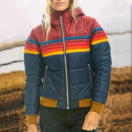 Roswitha ™ - Retro Bont capuchon parka voor dames