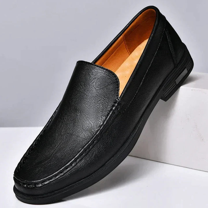 Xander™ - Shiny Leather Loafers