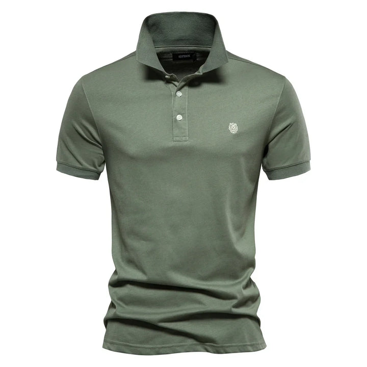 Huxley™ - Stijlvol Geborduurd Katoenen Poloshirt Voor Heren