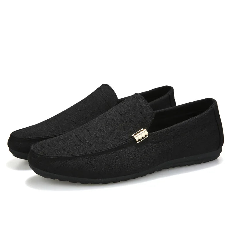 Niro™ - Denim Heren Loafers van leer