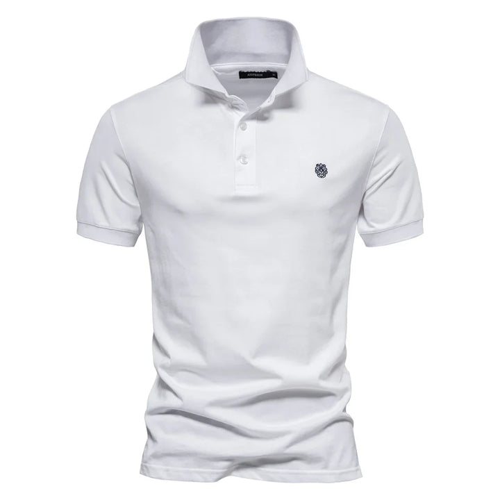 Huxley™ - Stijlvol Geborduurd Katoenen Poloshirt Voor Heren