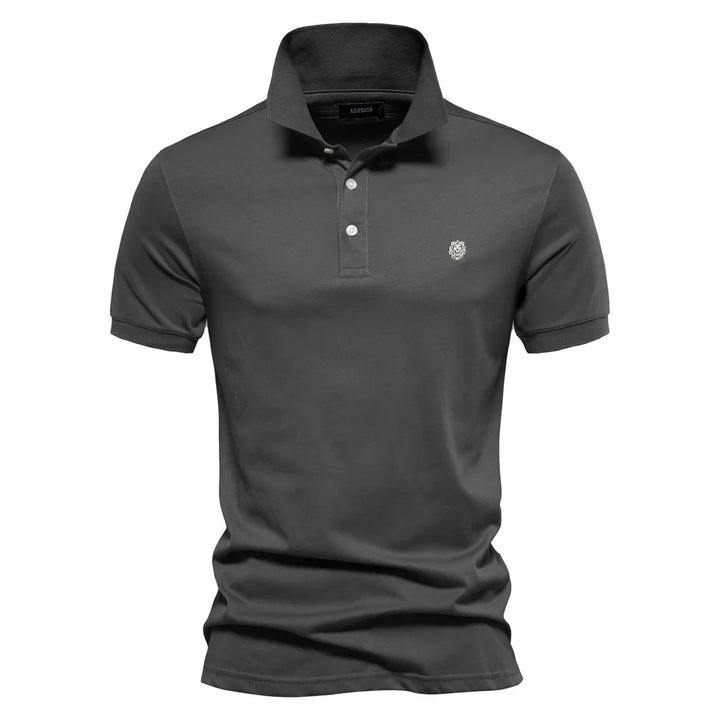 Huxley™ - Stijlvol Geborduurd Katoenen Poloshirt Voor Heren