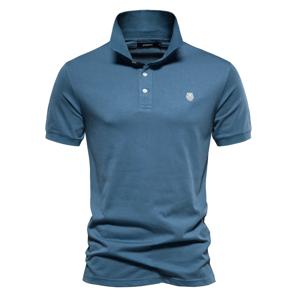 Huxley™ - Stijlvol Geborduurd Katoenen Poloshirt Voor Heren