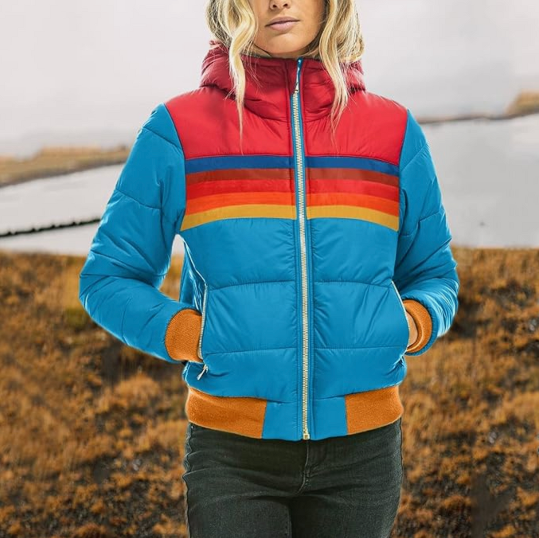 Roswitha ™ - Retro Bont capuchon parka voor dames