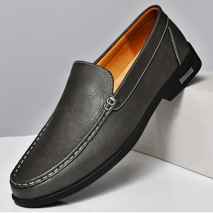 Xander™ - Shiny Leather Loafers