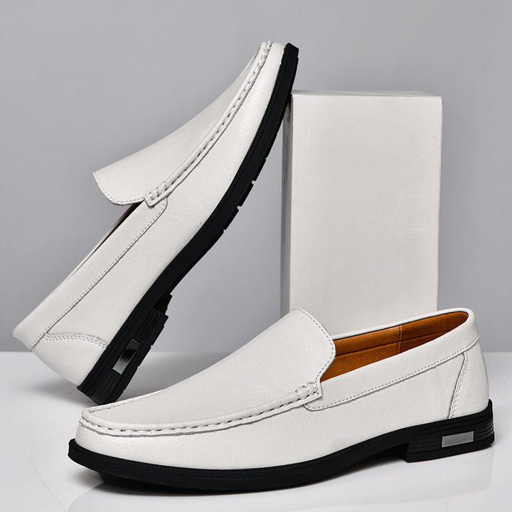 Xander™ - Shiny Leather Loafers