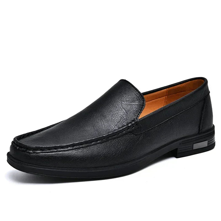 Xander™ - Shiny Leather Loafers