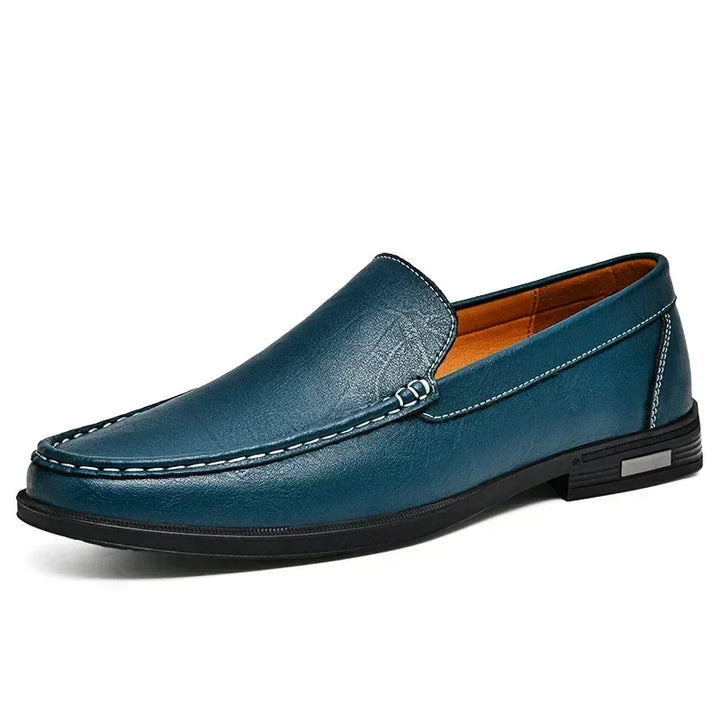 Xander™ - Shiny Leather Loafers