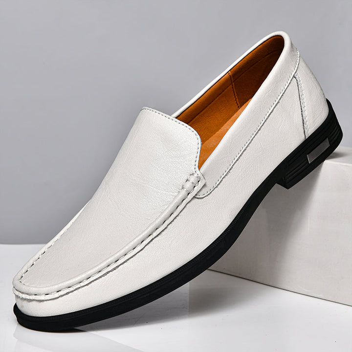 Xander™ - Shiny Leather Loafers